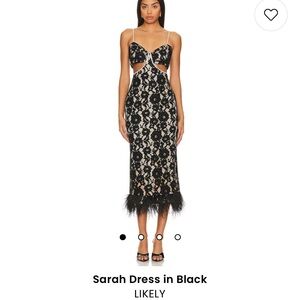LIKELY Sarah Dress in Black Size: 4 🖤⚫️